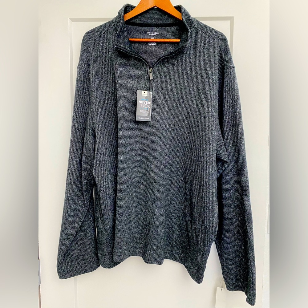 Van Heusen • Essential Quarter Zip Pullover • Size XXL